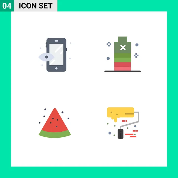 배터리 페인트 Editable Vector Design Elements 유니버설 — 스톡 벡터