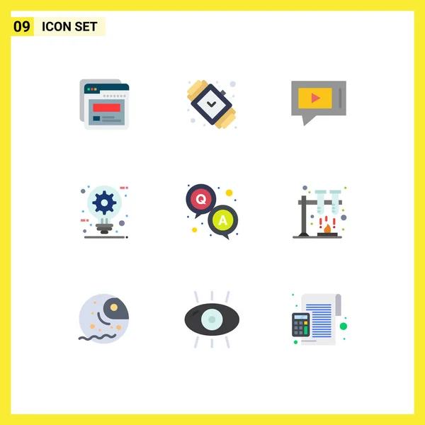 Creative Icons Modern Signs Symbols Idea Creative Watch Construction Service — Stock Vector