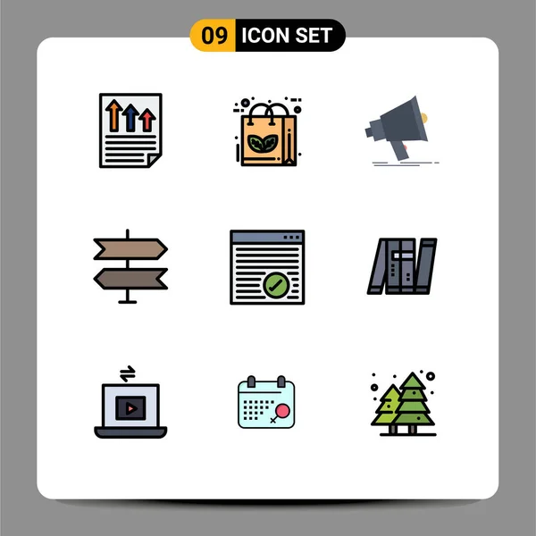 Paket Ikon Stok Dari Tanda Dan Simbol Garis Untuk Penunjuk Stok Vektor C Flatart 367165070