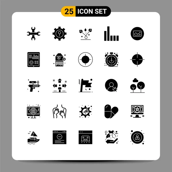 Universal Icon Symbols Group Modern Solid Glyphs Fotó Húsvét Kép — Stock Vector