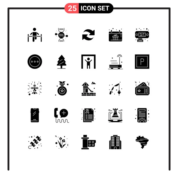 Icône Vectorielle Stock Paquet Signes Symboles Ligne Pour Connexion Main — Image vectorielle