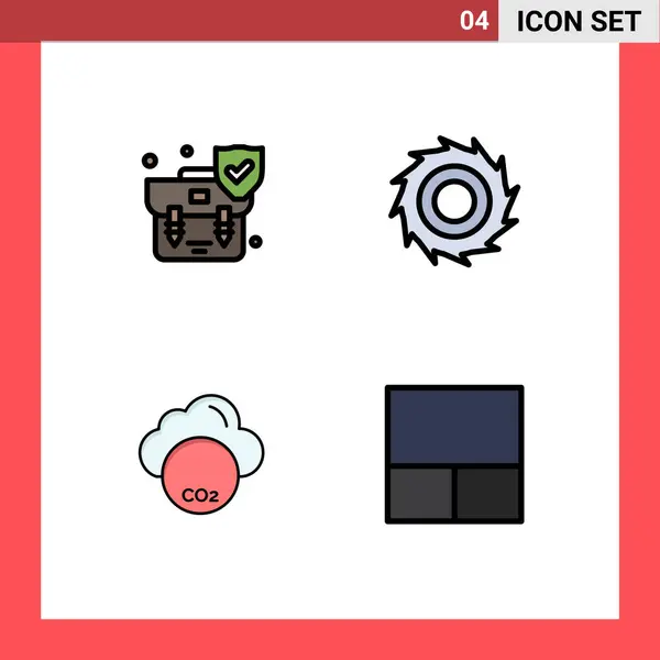 블레이드 그리드 Editable Vector Design Elements — 스톡 벡터