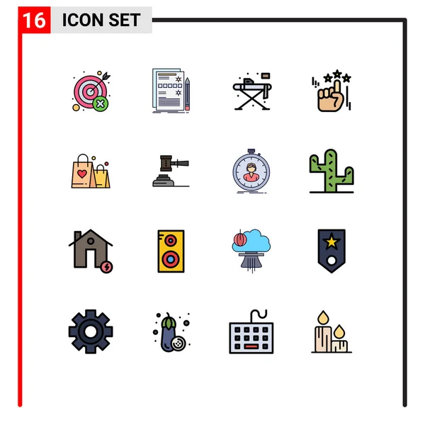 Icône Vectorielle Stock Paquet Signes Symboles Ligne Pour Sac Main — Image vectorielle