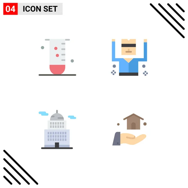 User Interface Flat Icon Pack Modern Signs Symbols Biology Administration —  Vetores de Stock