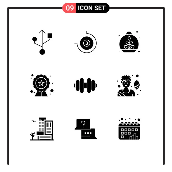 Stock Vector Icon Pack Mit Linienzeichen Und Symbolen Für Spiel — Stockvektor