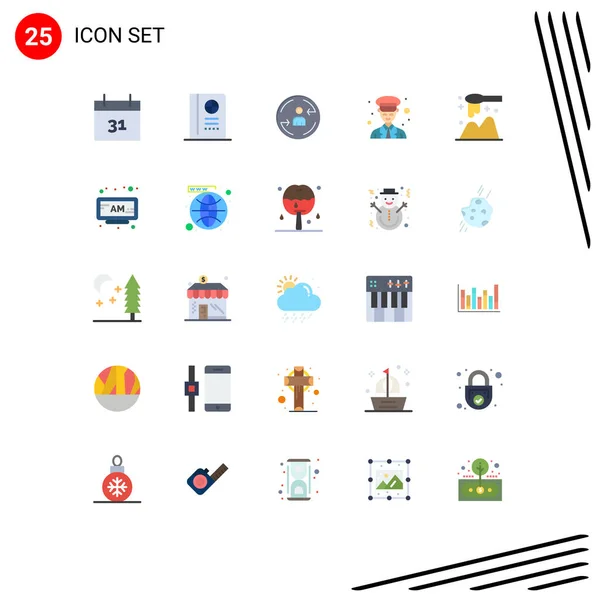 Stock Vector Icon Pack Líneas Signos Símbolos Para Spoon Ladle — Vector de stock