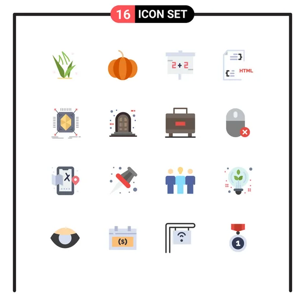 Creative Icons Modern Signs Sysymbols Structure Prototyping Studies Object File — Archivo Imágenes Vectoriales