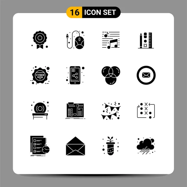 16创意图标现代符号和折扣符号 钢笔编辑矢量设计元素 — 图库矢量图片