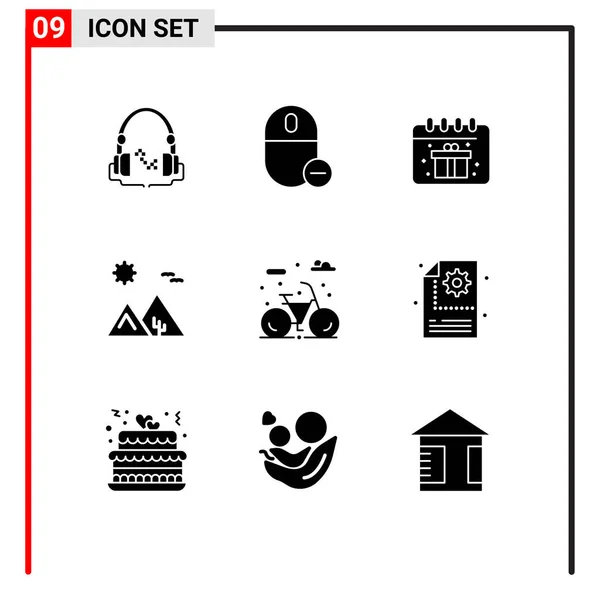 Universal Icon Symbols Group Modern Solid Glyphs City Egypt Remove — Vetor de Stock