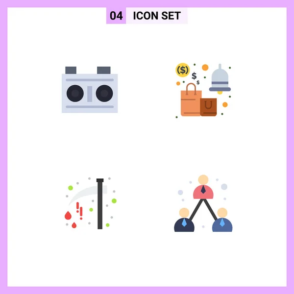 Stock Vector Icon Pack Mit Linienzeichen Und Symbolen Für Kamera — Stockvektor