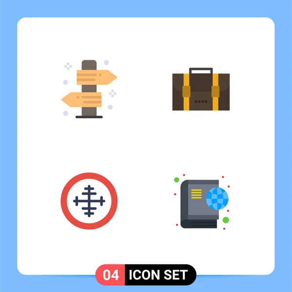 Universal Flat Icons Set Web Mobile Applications Board Army Summer — Vector de stock