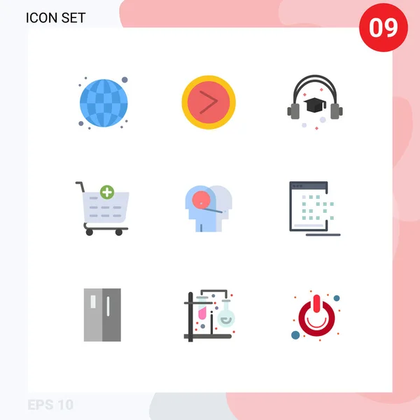 Creative Icons Modern Signs Sysymbols Human Communication Cap Better Add — Vector de stock