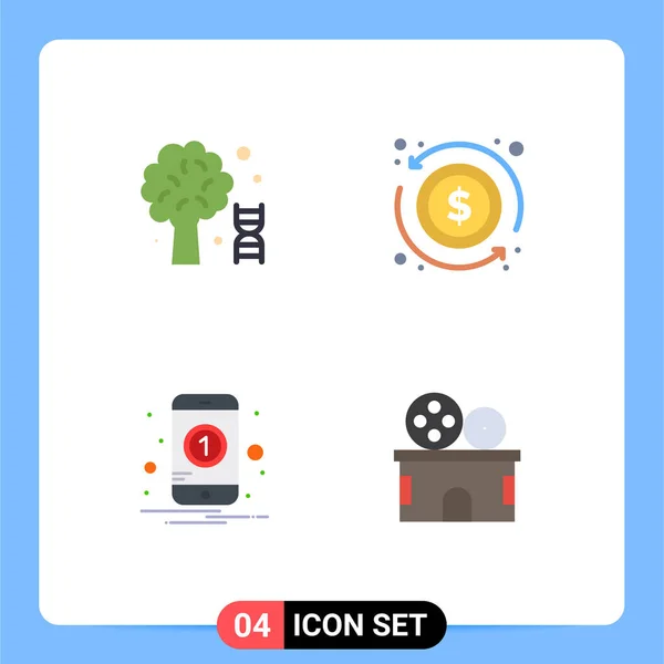 Interfejs Użytkownika Płaska Ikona Pakiet Nowoczesnych Znaków Symboli Wiedzy Liczby — Wektor stockowy
