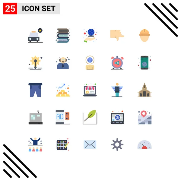 Stock Vector Icon Pack Line Signs Symbols Day Vote Coverage — Stock Vector