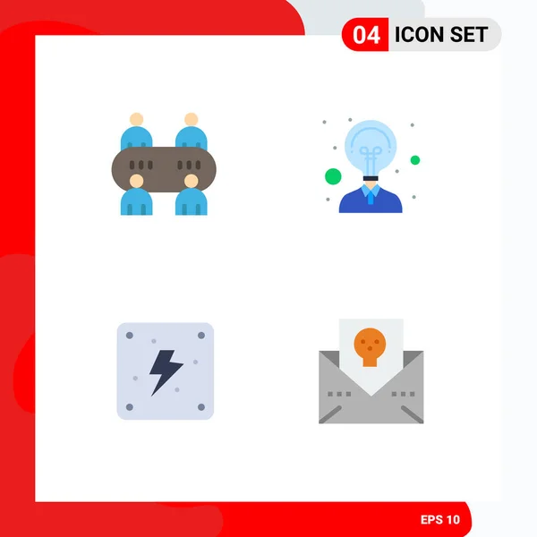 Flat Icon Concepto Para Websites Mobile Apps Casino Dirección Creatividad — Vector de stock