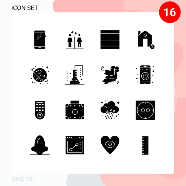 상업용 Glyphs 패키지의 Editable Vector Design Elements — 스톡 벡터