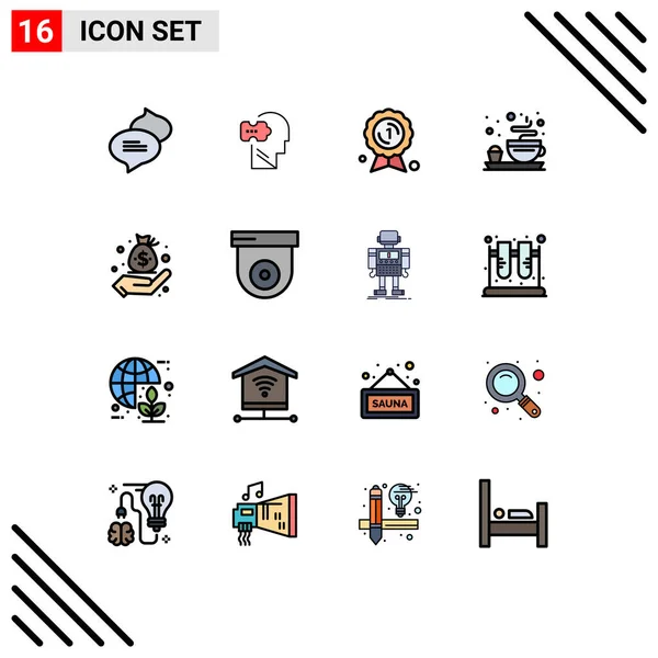 Creative Icons Современные Знаки Символы Управления Финансов Значка Отличия Бизнеса — стоковый вектор