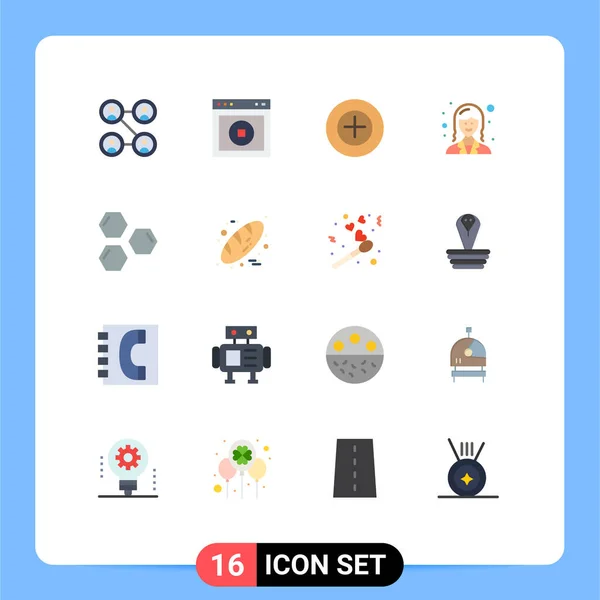 Stock Vector Icon Pack Mit Zeilenzeichen Und Symbolen Für Wissenschaft — Stockvektor