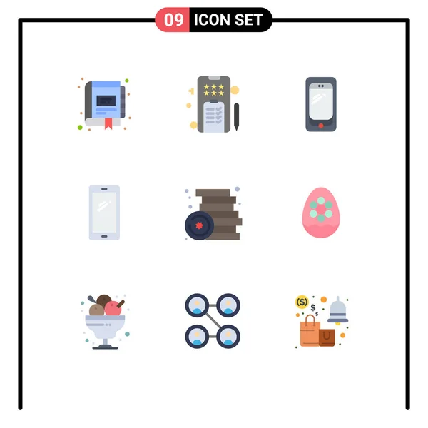 Icônes Créatives Signes Symboles Modernes Android Téléphone Intelligent Téléphone Téléphone — Image vectorielle