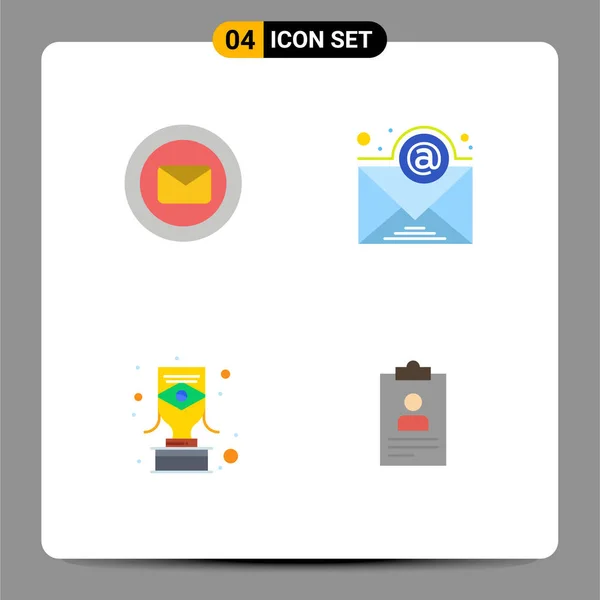 User Interface Pack Basic Flat Icons Chat Carnival Text Message — Stock Vector