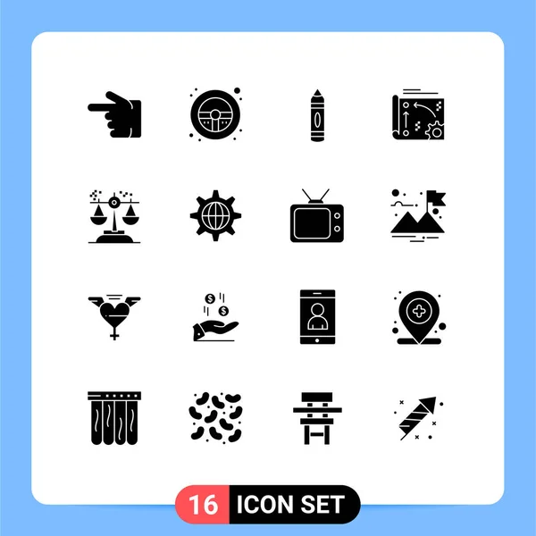 Icône Vectorielle Stock Paquet Signes Symboles Ligne Pour Choix Technologie — Image vectorielle