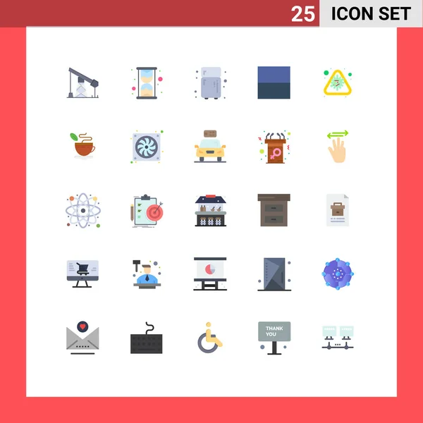 Pictogram Set Simple Flat Colors Virus Disease Kitchen Corona Layout — 스톡 벡터