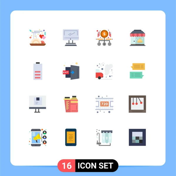 Stock Vector Icon Pack Líneas Signos Símbolos Para Alimentos Vida — Archivo Imágenes Vectoriales