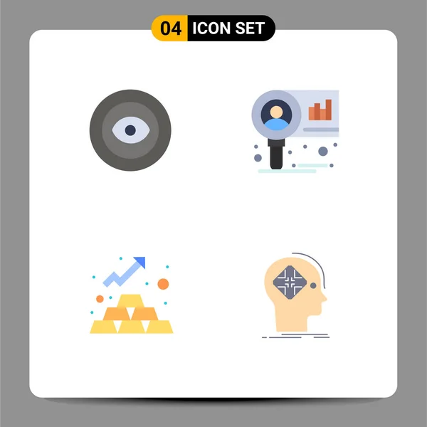 User Interface Pack Basic Flat Icons Achievement Gold Wreath Market — Stock Vector