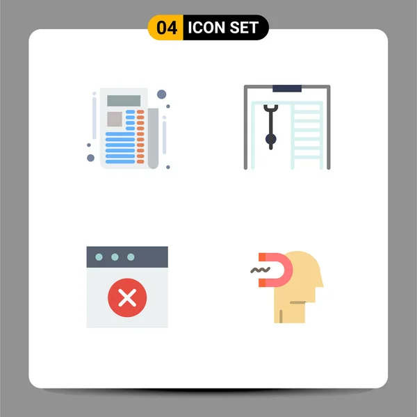 Creative Icons Modern Signs Sysymbols News Power Influence Competition App — Vector de stock