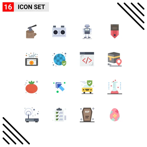 Stock Vector Icon Pack Líneas Símbolos Para Etiquetas Rangos Autonomías — Archivo Imágenes Vectoriales