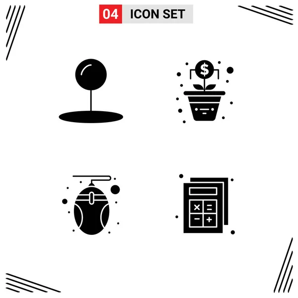 Set Modern Icons Sysymbols Signs Coordination Technology Growth Computer Study — Archivo Imágenes Vectoriales