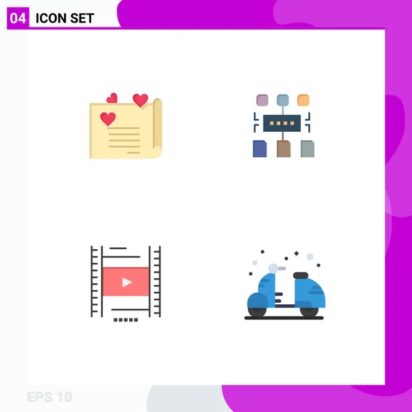 User Interface Pack Basic Flat Icons Love Lession Lession Love — Διανυσματικό Αρχείο