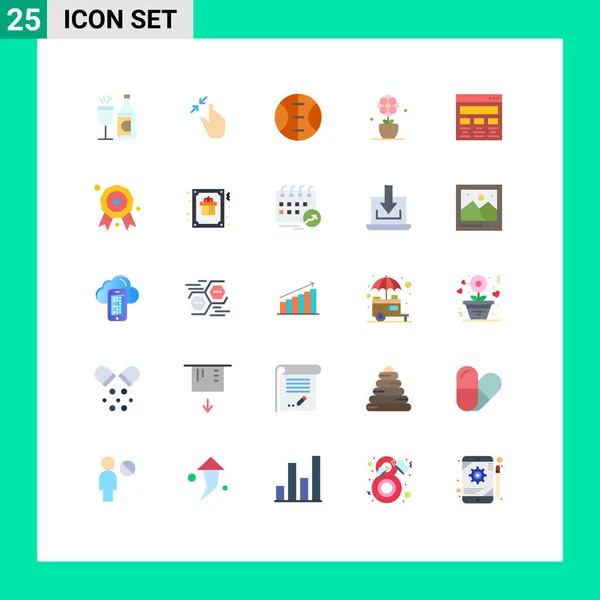 Stock Vector Icon Confezione Segni Simboli Linea Progettazione Grafica Design — Vettoriale Stock