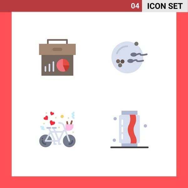 Set Dari Ikon Modern Simbol Tanda Tanda Untuk Bisnis Sepeda - Stok Vektor