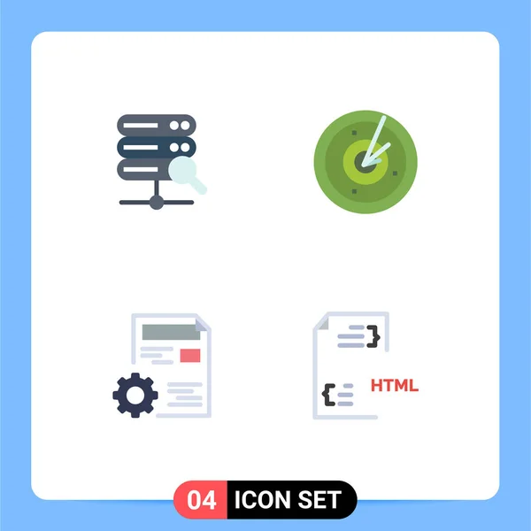 Conjunto Icones Modernos Símbolos Sinais Para Web Configuração Área Tecnologia —  Vetores de Stock