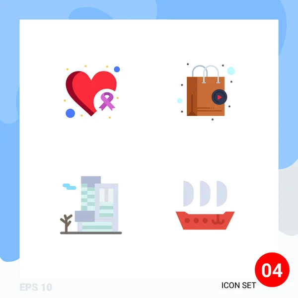 Πακέτο Modern Flat Icons Πινακίδες Και Σύμβολα Για Web Print — Διανυσματικό Αρχείο