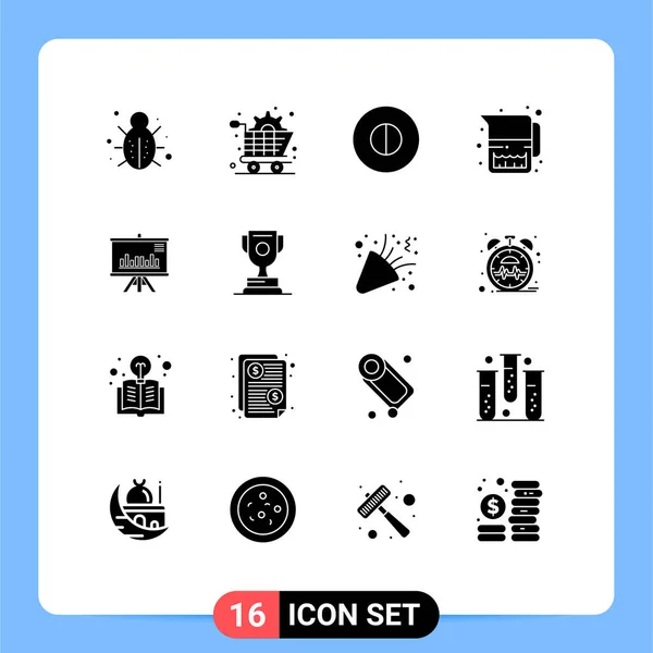 Icône Vectorielle Stock Paquet Signes Symboles Ligne Pour Projet Cruche — Image vectorielle