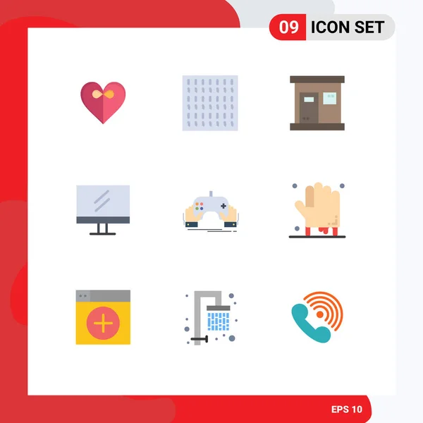 Stock Vector Icon Pack Líneas Símbolos Para Aplicaciones Móviles Spa — Vector de stock