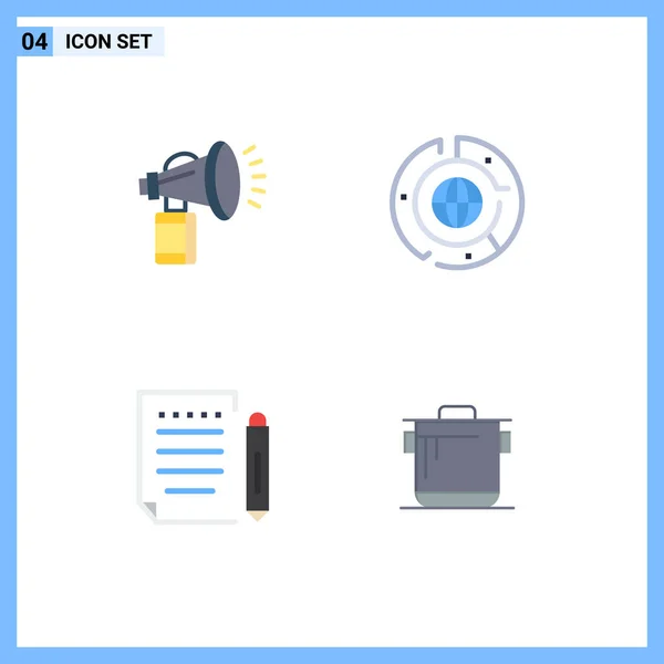 Stock Vector Icon Pack Mit Linienzeichen Und Symbolen Für Luft — Stockvektor