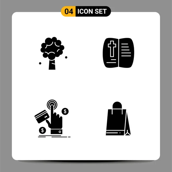 Creative Icons Modern Signs Sysymbols Tree Ppc Nature Open Pay — Archivo Imágenes Vectoriales