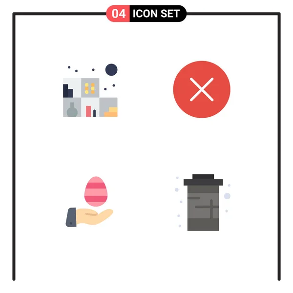 User Interface Flat Icon Pack Modern Signs Symbols Home Easter — Διανυσματικό Αρχείο