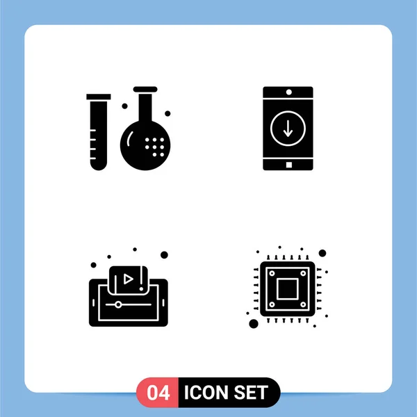 Ensemble Symboles Modernes Icônes Interface Utilisateur Signes Maladie Flèche Santé — Image vectorielle