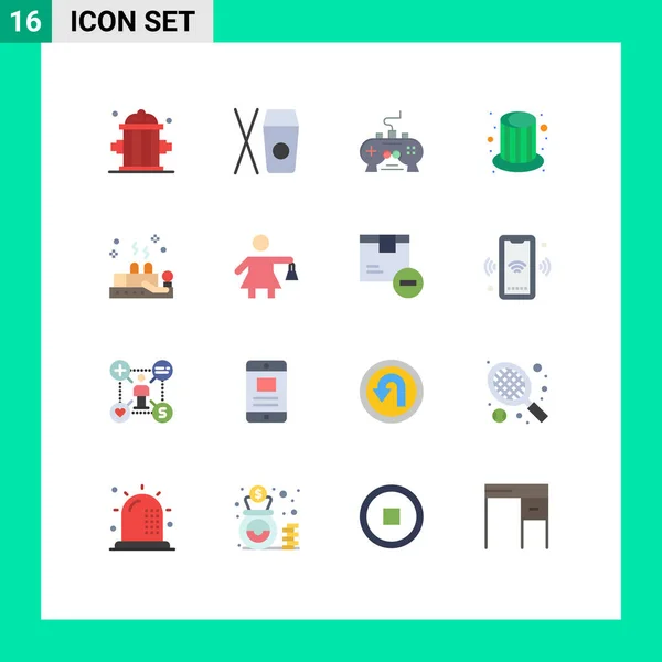 Creative Icons Modern Signs Sysymbols Healing Cap Pad Party Magic — Archivo Imágenes Vectoriales