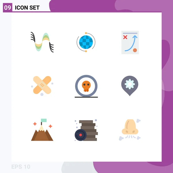 Vector Stock Icon Pack Líneas Signos Símbolos Para Vendaje Estrategia — Vector de stock