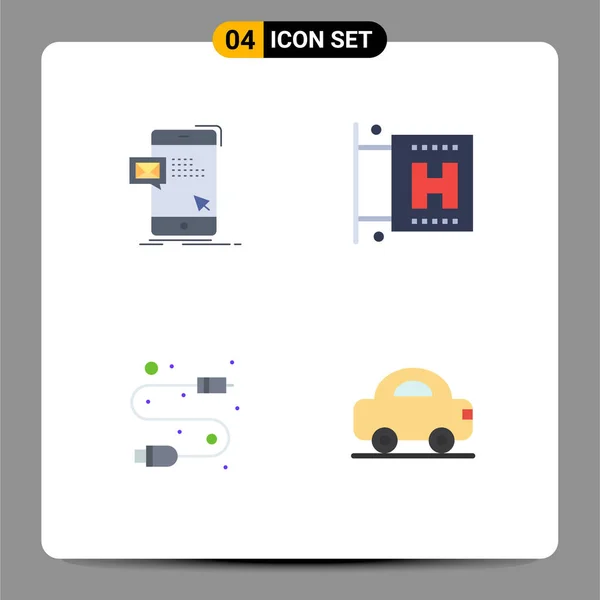 Vector Stock Icon Pack Líneas Signos Símbolos Para Piezas Diseño — Vector de stock