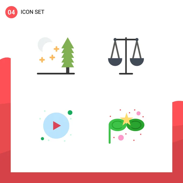 Pictogram Set Simple Flat Icons Nature สมด Libra ากากเคร องแต — ภาพเวกเตอร์สต็อก