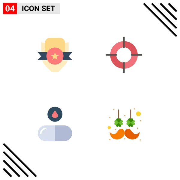 Pack Modern Flat Icons Signs Symbols Web Print Media Badge — стоковый вектор