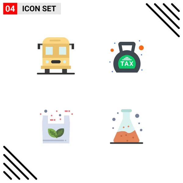 Pack Modern Flat Icons Sinais Símbolos Para Mídias Impressão Web — Vetor de Stock