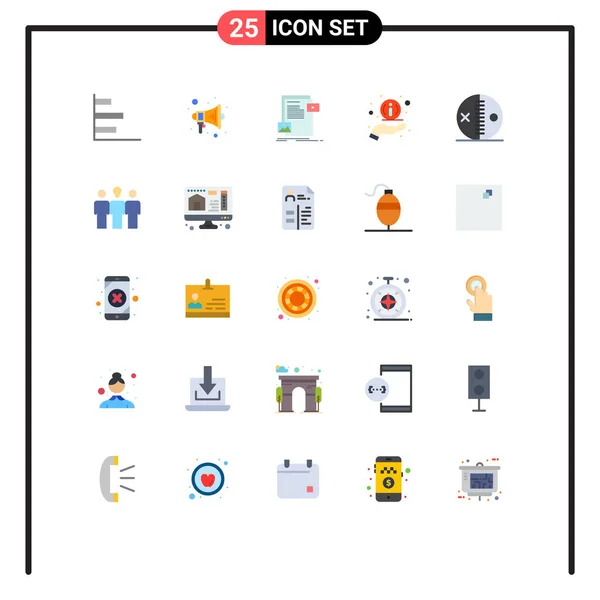 Stock Vector Icon Pack Mit Zeilenzeichen Und Symbolen Für Puppe — Stockvektor