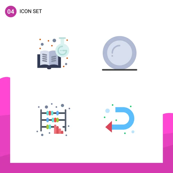 Pack Modern Flat Icons Sinais Símbolos Para Mídias Impressão Web —  Vetores de Stock